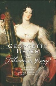 Image of the front cover of the novel The Talisman Ring by Georgette Heyer