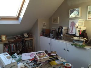 Photo of Clare Flynns Loft Conversion Used as her writing room
