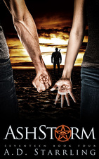 Front Cover of the Novel Ashstorm by AD Starrling