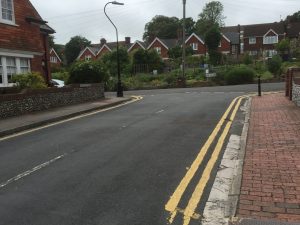 Image of pavement in Meads Village