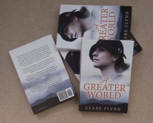Photo Of 3 copies of the novel A Greater World by Clare Flynn