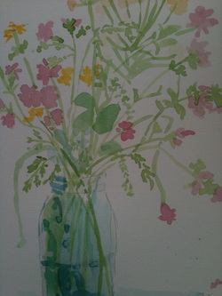 Picture of Flowers in a Vase