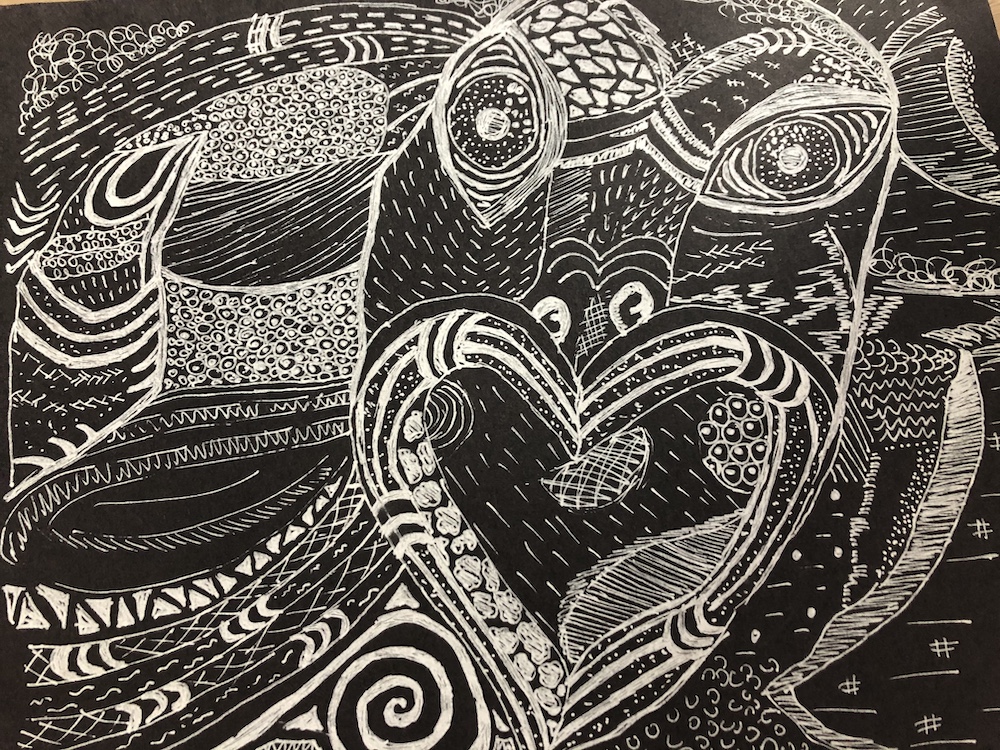 Maori drawing