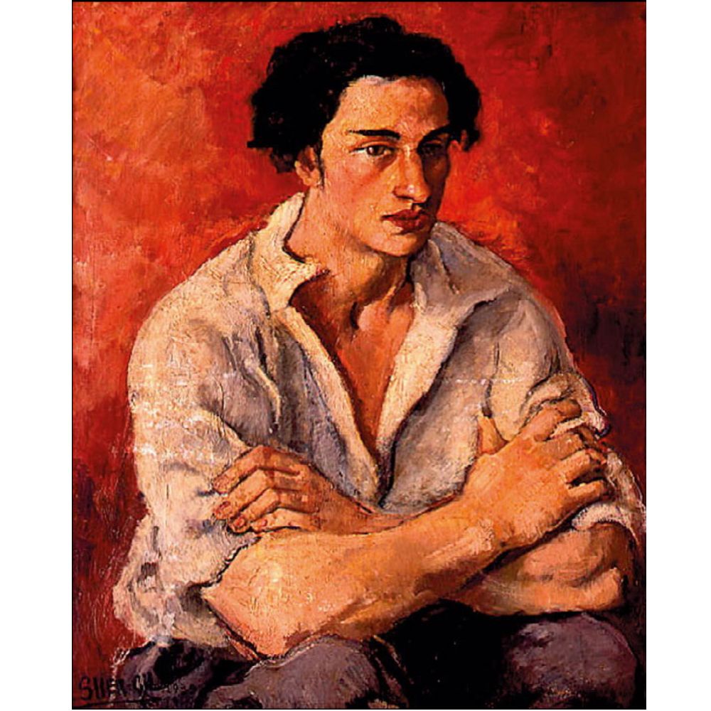 Amrita_Sher-Gil_Portrait_of_young_man